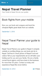 Mobile Screenshot of guide2nepal.com